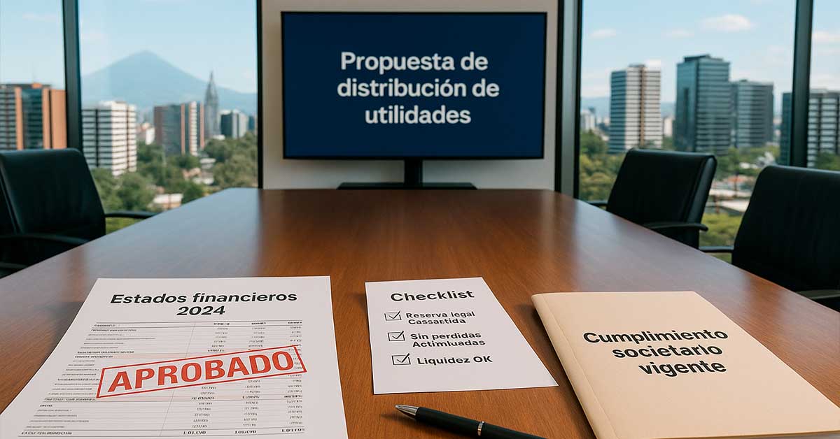 distrbucion de utilidades en una sociedad anonima